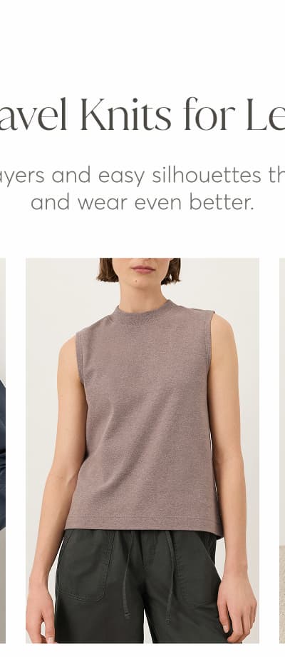 Organic Airplane Mock Neck Shell