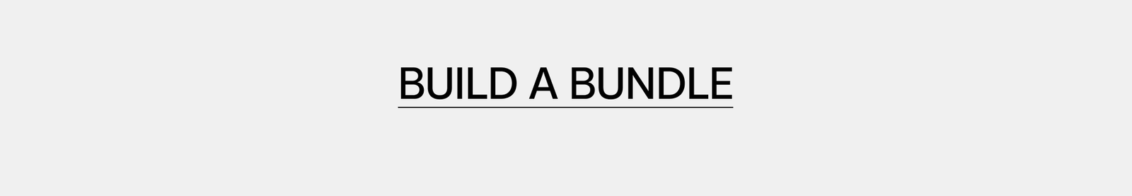 build a bundle 