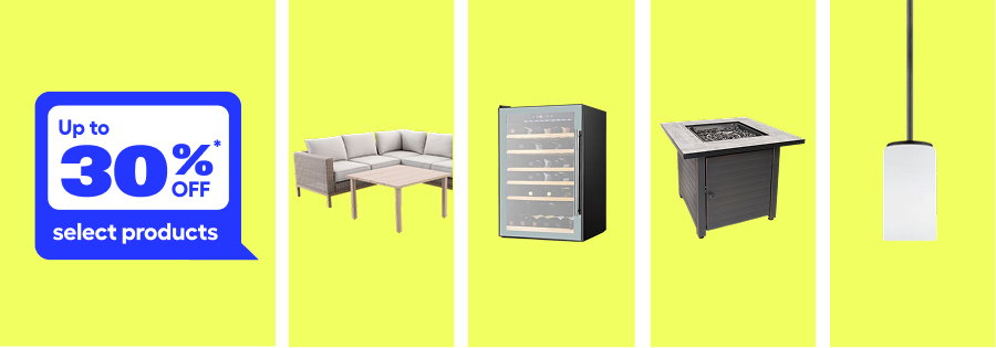 Up to 30% off select products