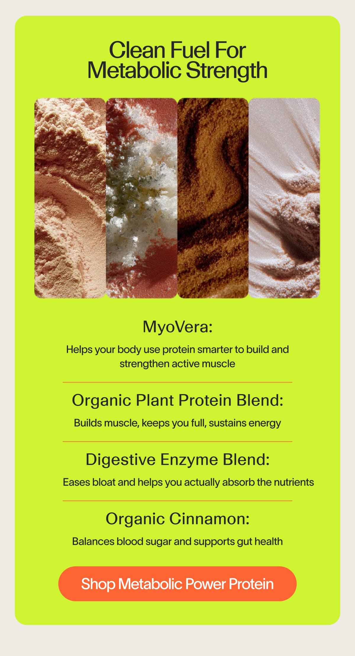 Clean Fuel For Metabolic Strength