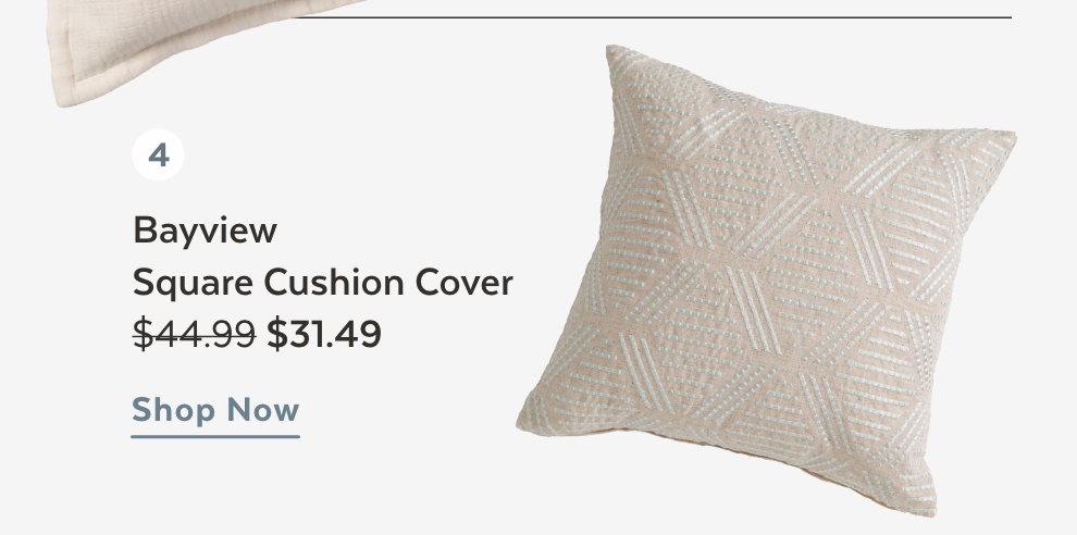 Bayview Square Cushion Cover. Shop Now