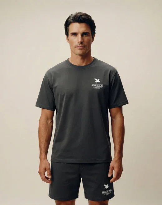 Patron's Society Tee in Smoke