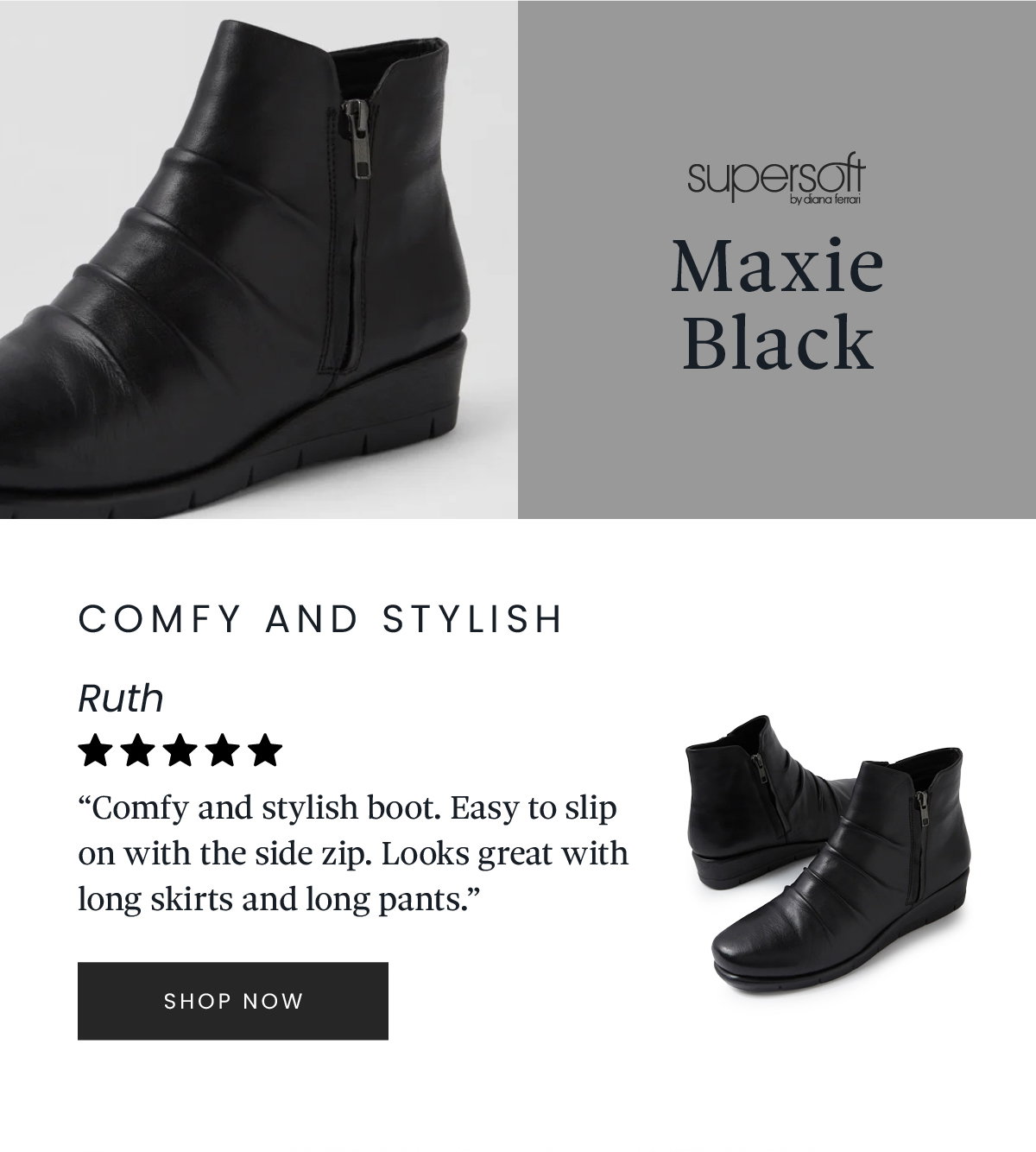 SUPERSOFT MAXIE BLACK