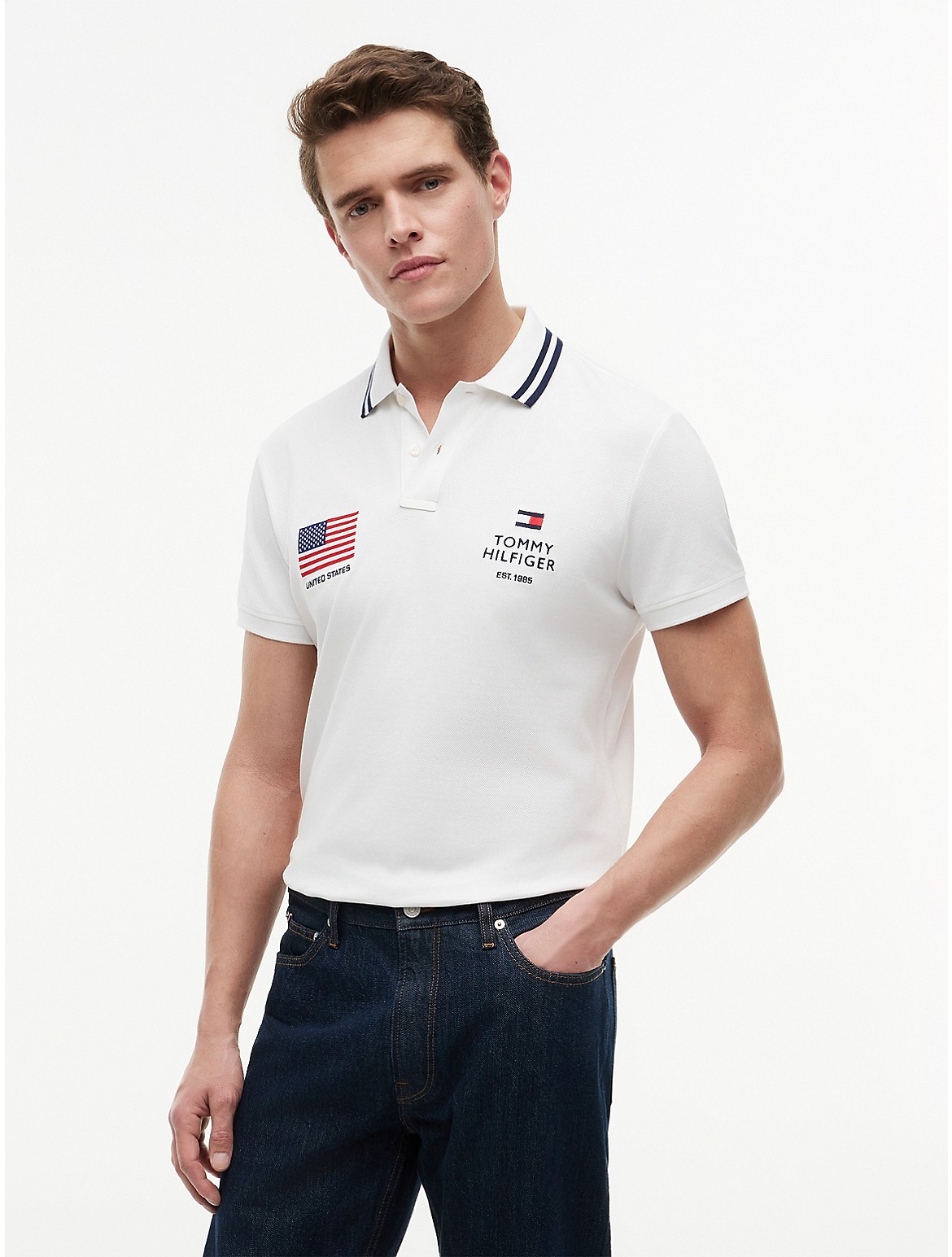 Image of Regular Fit USA Soccer Polo