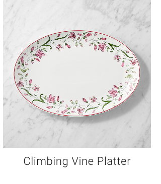 climbing vine platter