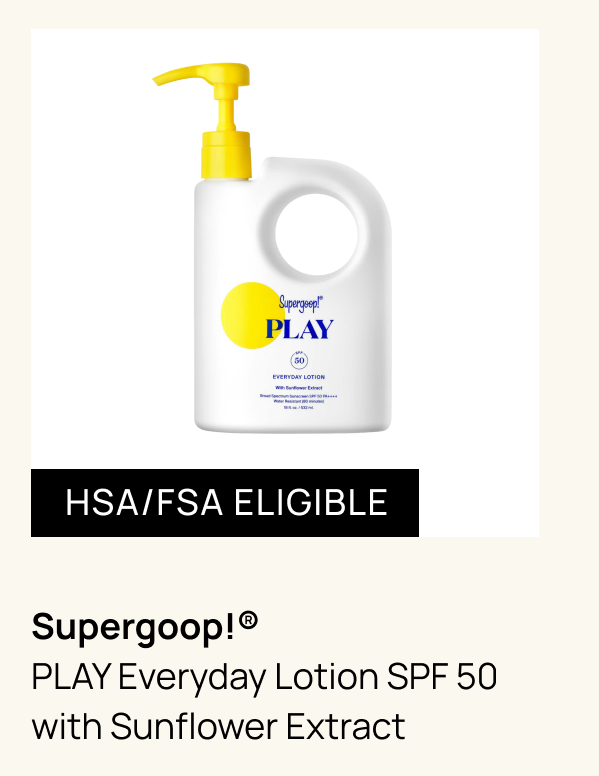Supergoop!® PLAY Everyday Lotion SPF 50 with Sunflower Extract 18 fl. oz.