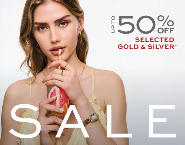 SALE: Up to 50% off Gold & Silver Jewellery