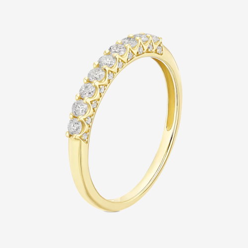 9ct Yellow Gold 0.33ct Diamond Eternity Ring