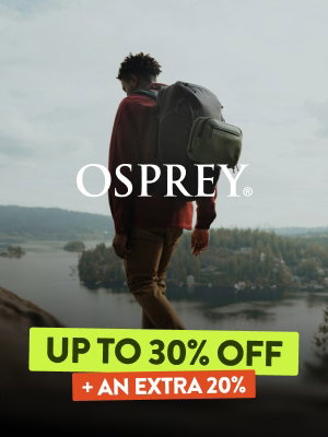 Osprey | UP TO 30% OFF + an extra 20%.