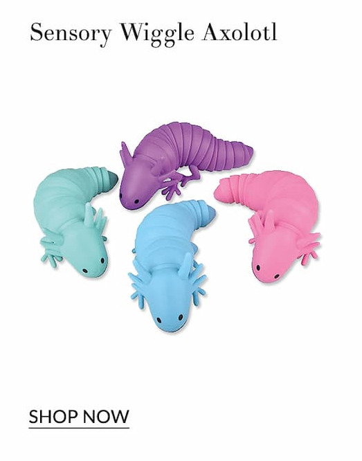 Sensory wiggle axolotl