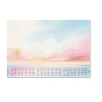 Papier-Schreibunterlage »Magic Sunset«