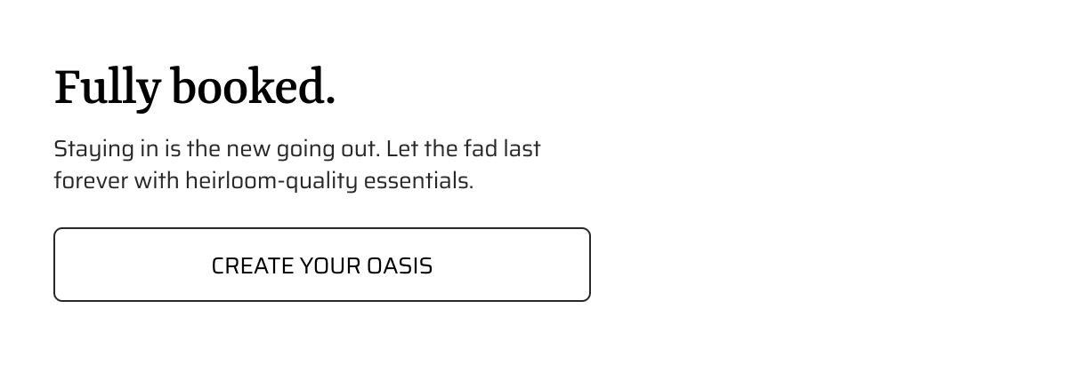 Create your oasis