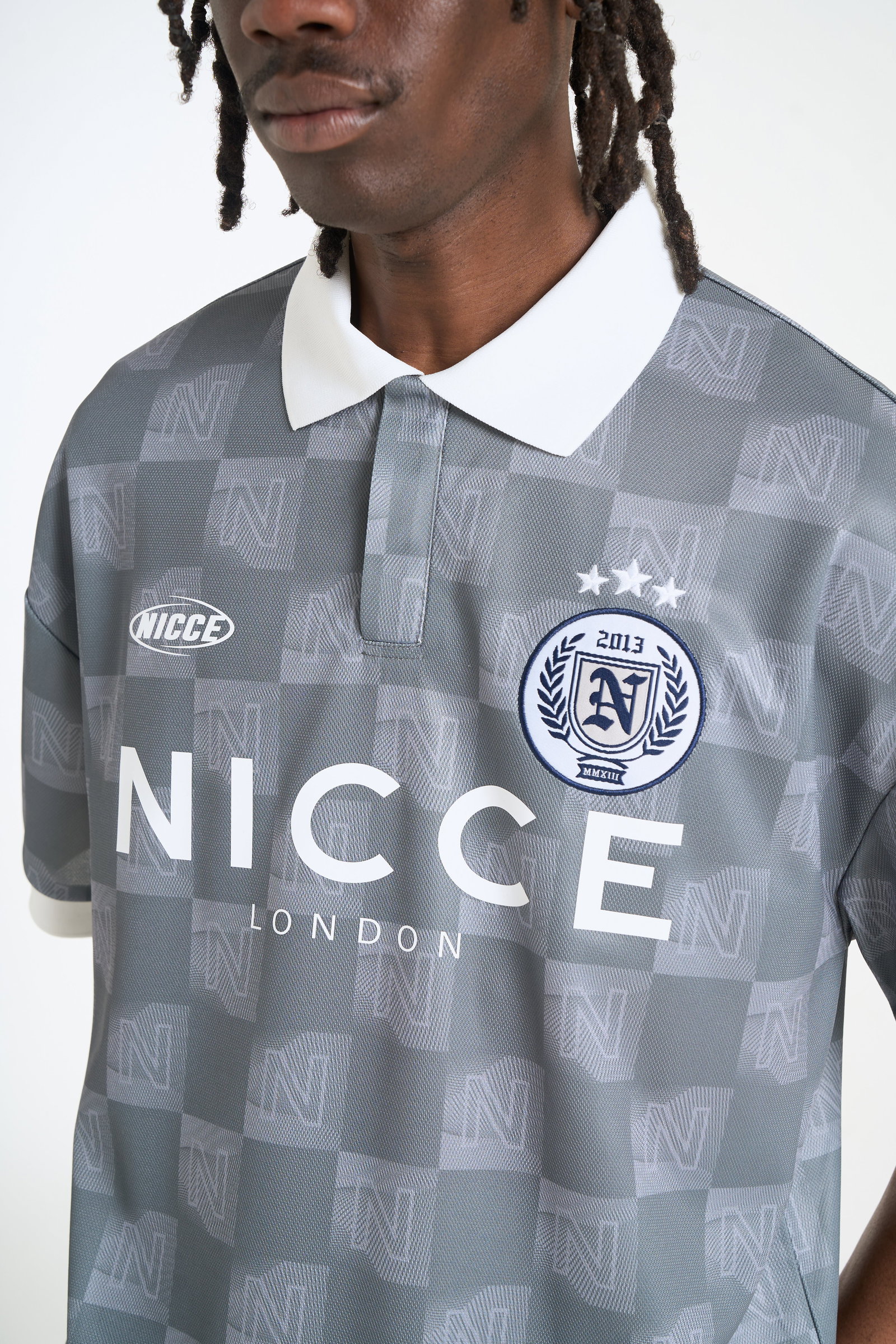 Image of NICCE Mens Stadium Football Shirt | Shadow