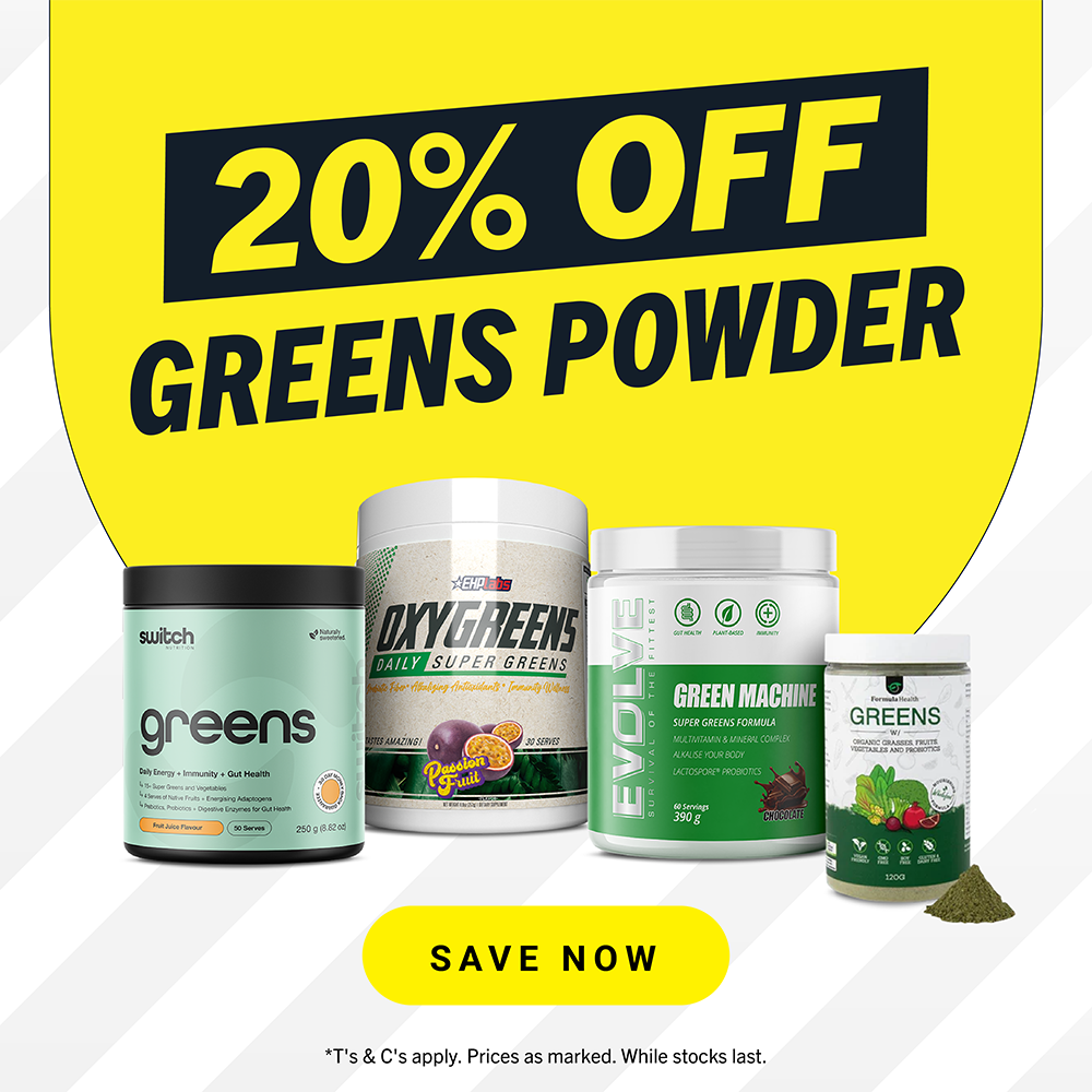 20% OFF GREENS POWDER