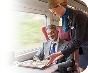 Meal in Eurostar First Class