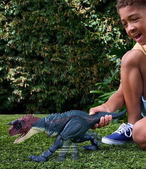 Jurassic World Survival Charge ‘N Chomp Carnotaurus Dinosaur Figure