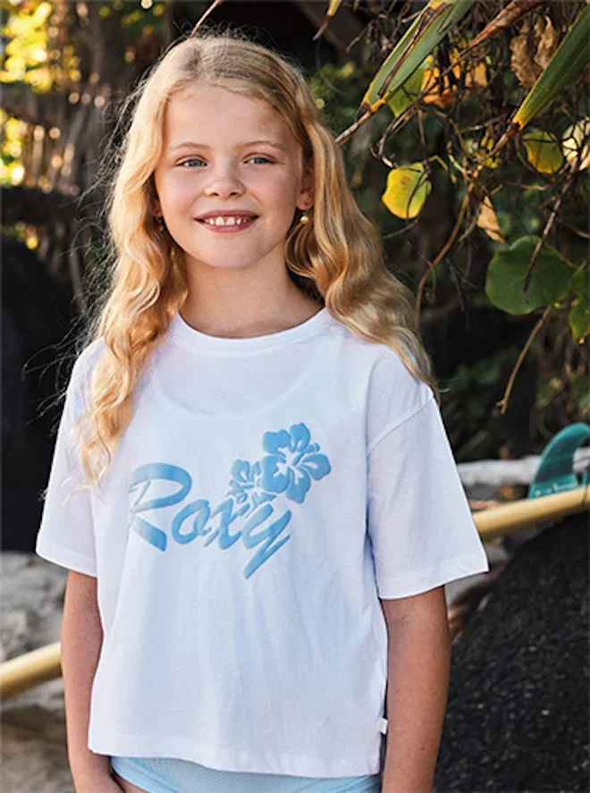 Girls-Summer-Wave-T-Shirt