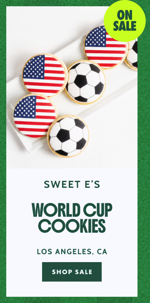 Sweet E's World Cup Cookies