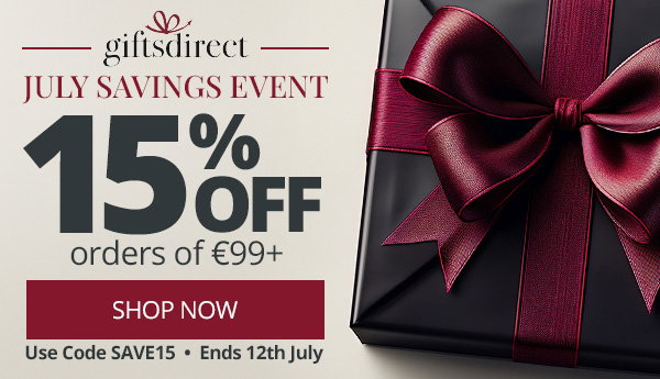 15% Off, Use Code SAVE15, Ends 12th July | SHOP NOW