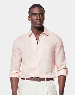 Apricot Linen Shirt
