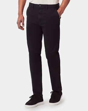 Slim Fit Dark Navy Garment-Dyed Chinos