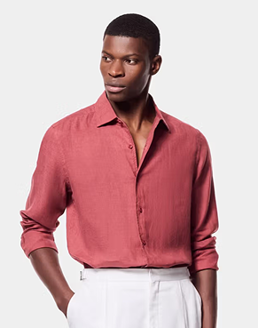 Brick Linen Shirt
