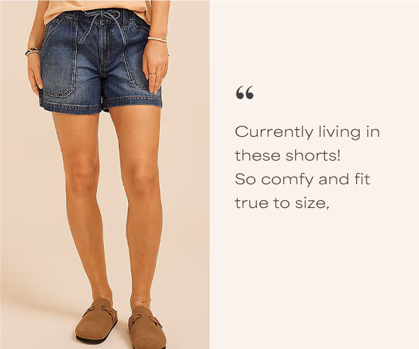 “Currently living in these shorts! So comfy and fit true to size. Model wearing maurices clothing.