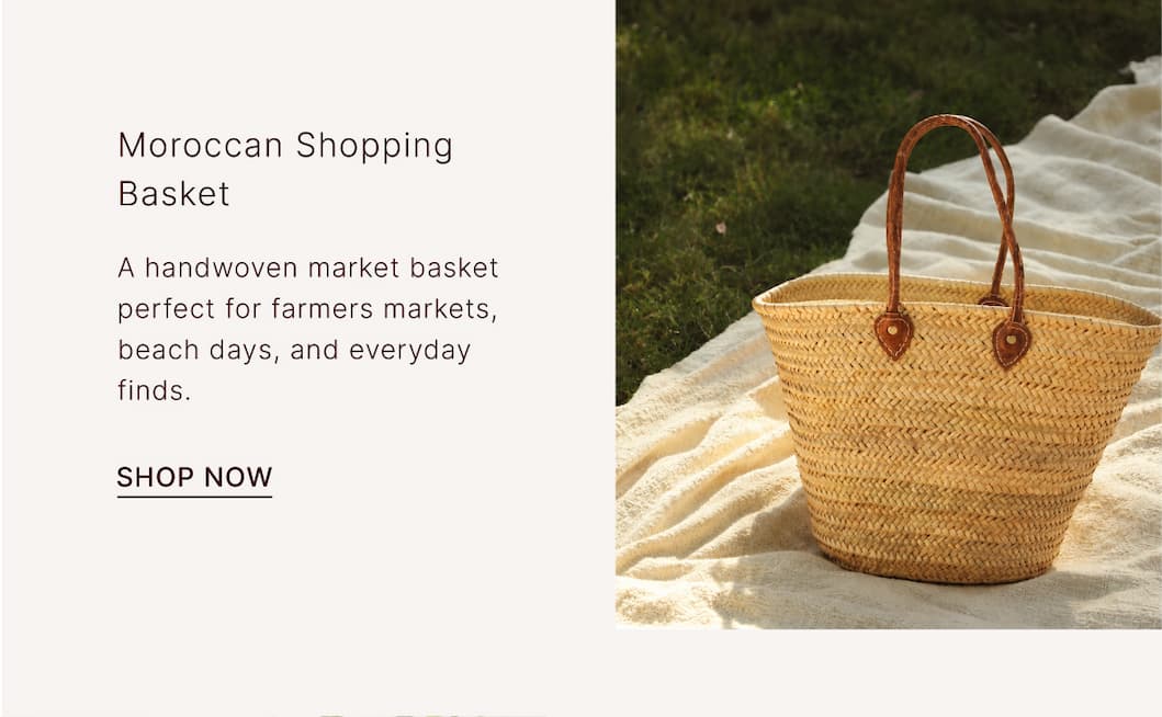 Shop Verve Culture Moroccan Shopping Basket
