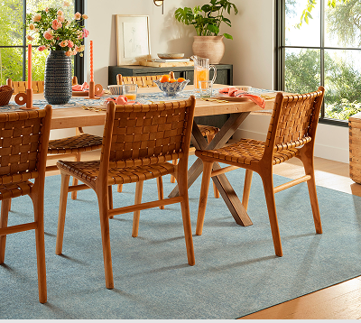 Impasto Slate Blue Rug