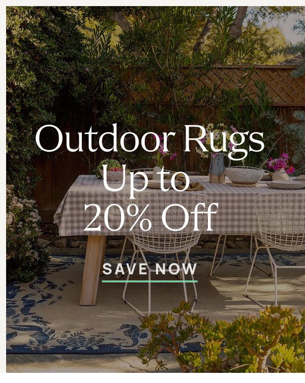 Outdoor Rugs  | Up to 20% Off | Save Now
