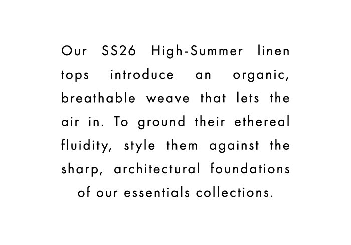 SUMMER LINENS: SHOP THE LINEN EDIT