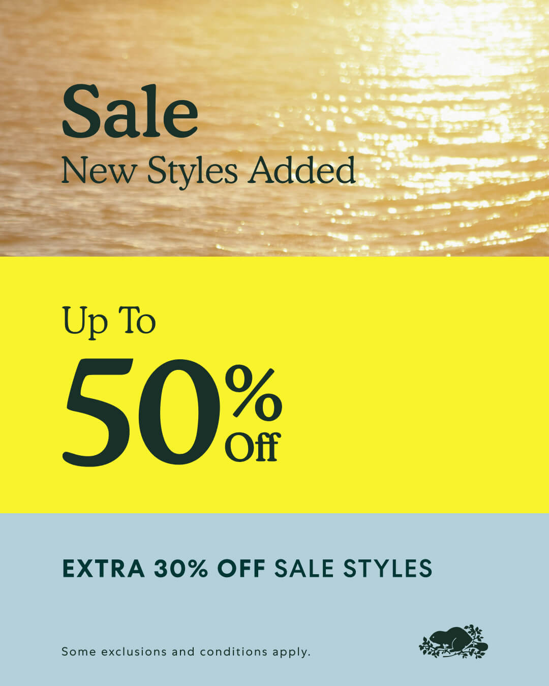 Sale. New Styles Added. Up to 50% Off