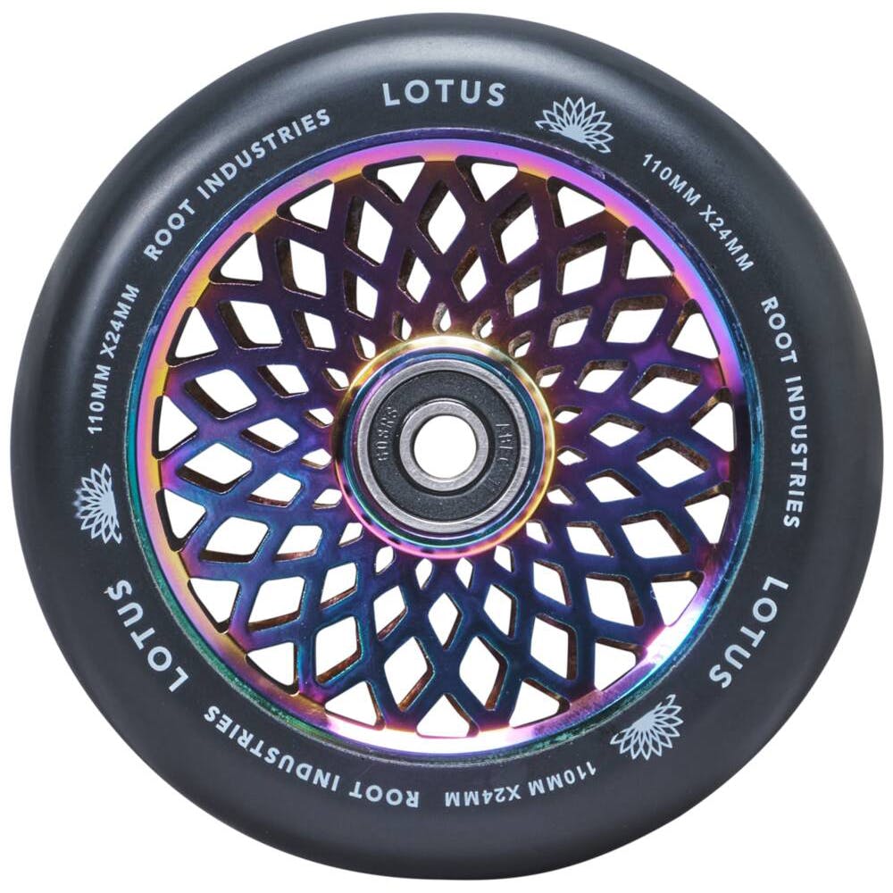 Image of Root Industries Lotus 110mm Scooter Wheel - Rocket Fuel/Black