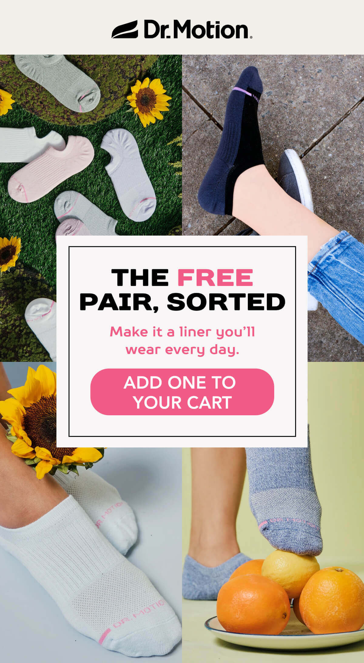 The Free Pair, Sorted Make it a liner you’ll wear every day.     ADD ONE TO YOUR CART