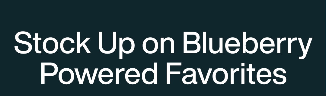 Blueberry Powered Favorites