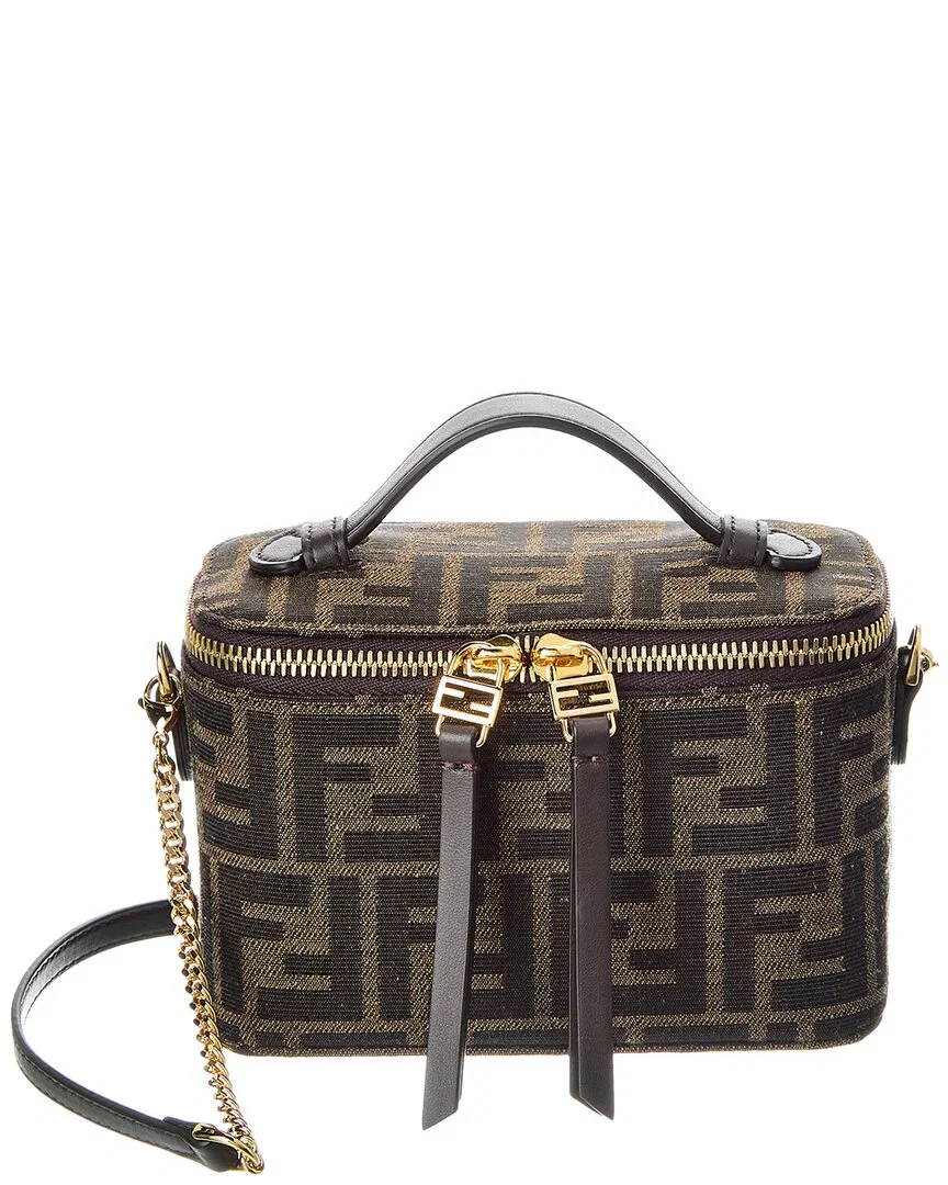 Image of Fendi Ff Jacquard Vanity Case