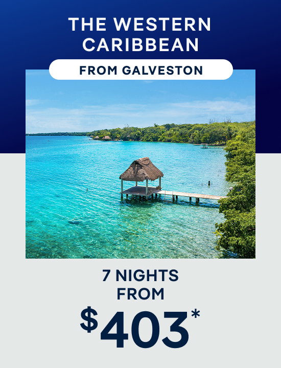 The Western Caribbean – 7 Nights From Galveston – Click to View Cruises & Book Now