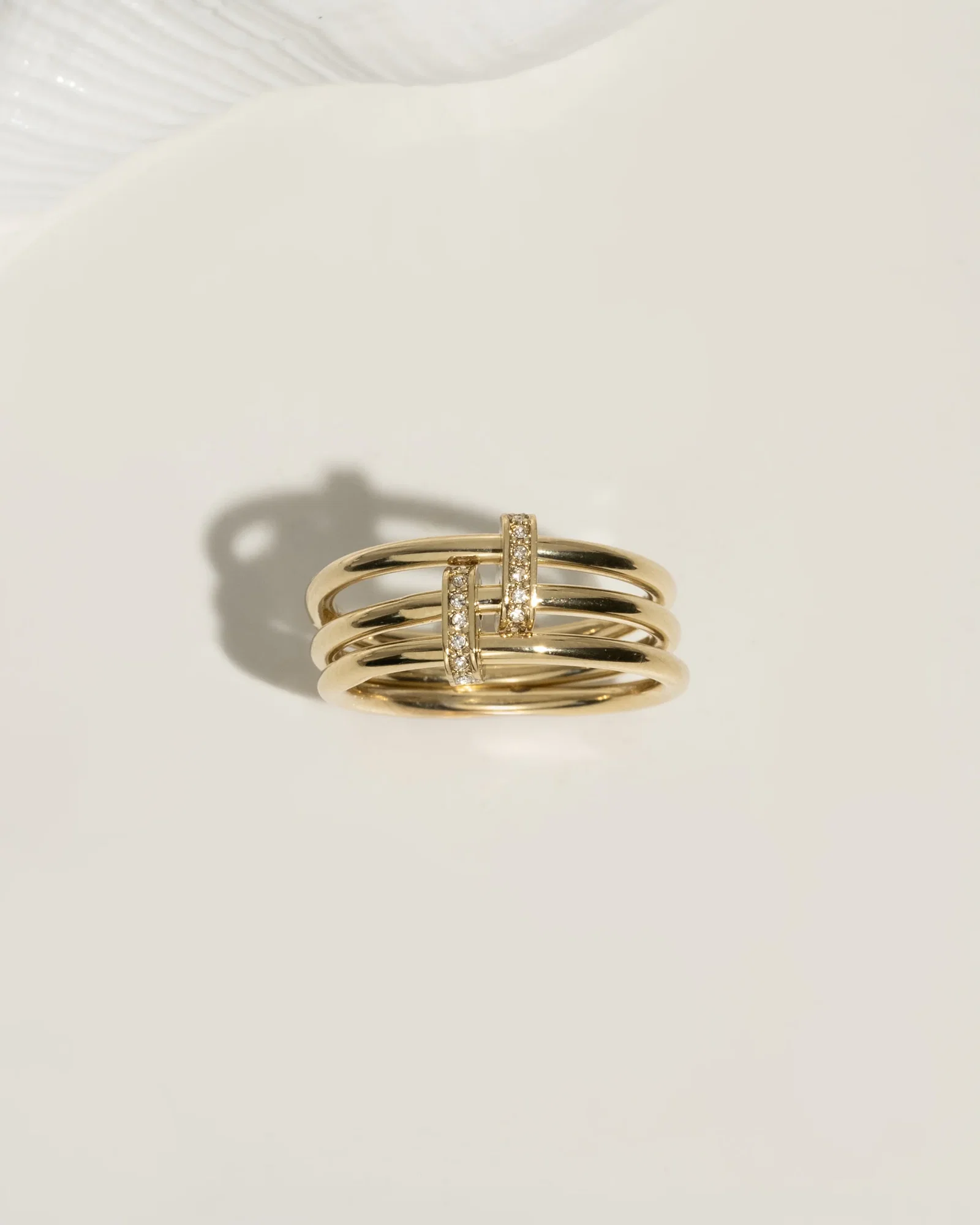 Image of Crystal Ring Stack