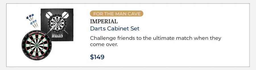 Imperial Darts Cabinet Set