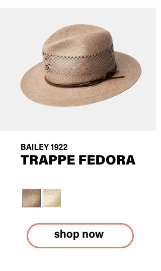 Trappe Fedora by Bailey 1922 