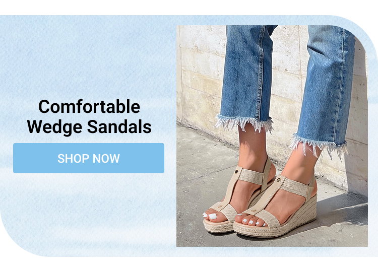Comfortable Wedge Sandals