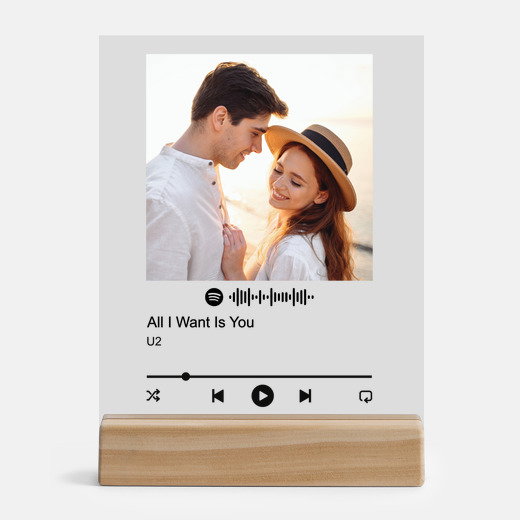 Impresión en metacrilato placa spotify personalizable | laTostadora