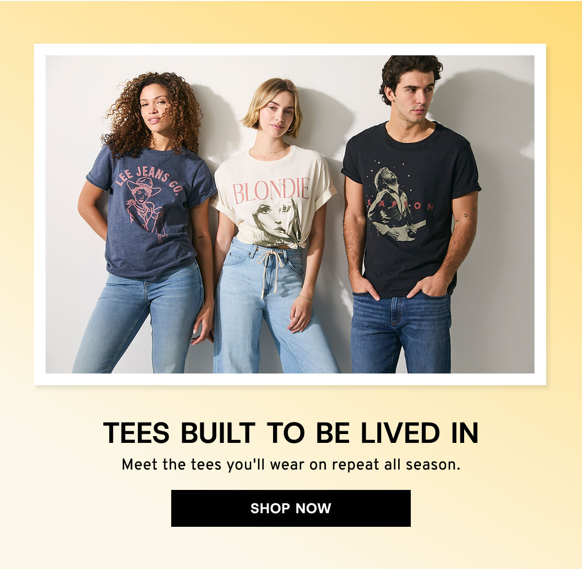 Tees Built To Be Lived In - Shop Now