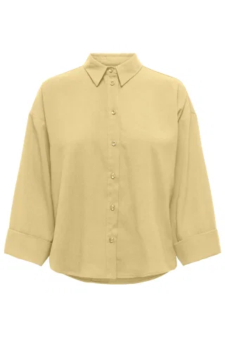 ONLMEG L/S SHIRT CS WVN 15367635 SUNLIGHT