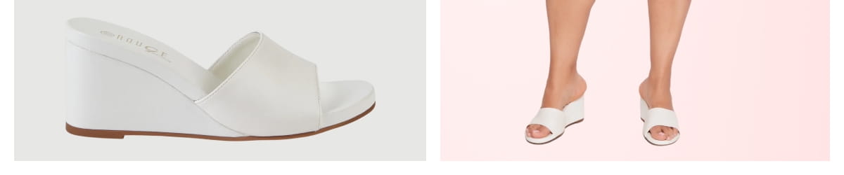 Shop Single Band Wedge Mules