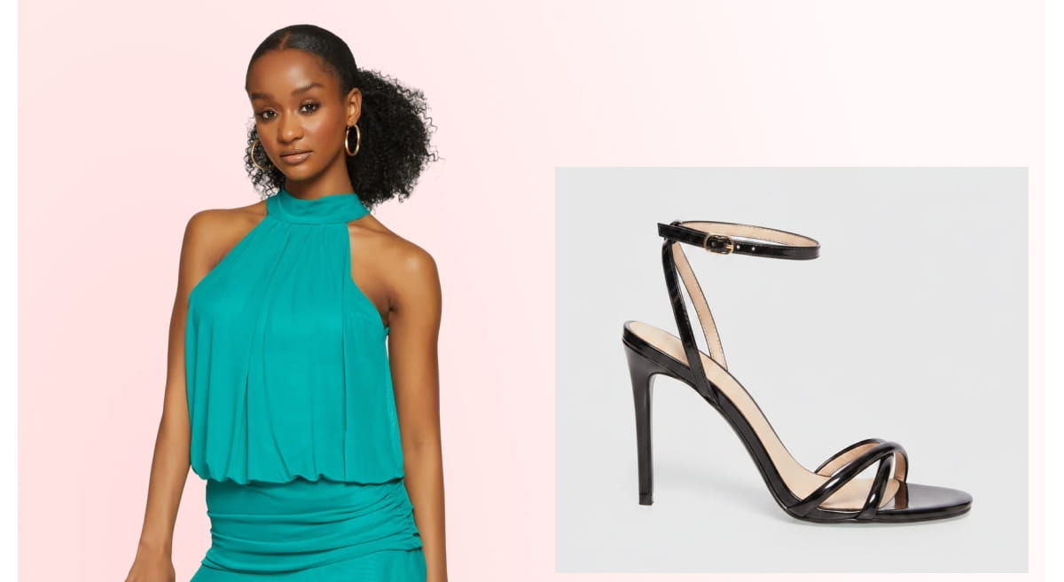 Shop Criss Cross Strap Stiletto Sandals
