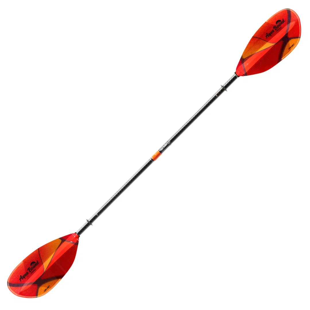 Image of Aqua Bound Whiskey Fiberglass 4-Piece Straight Shaft Kayak Paddle