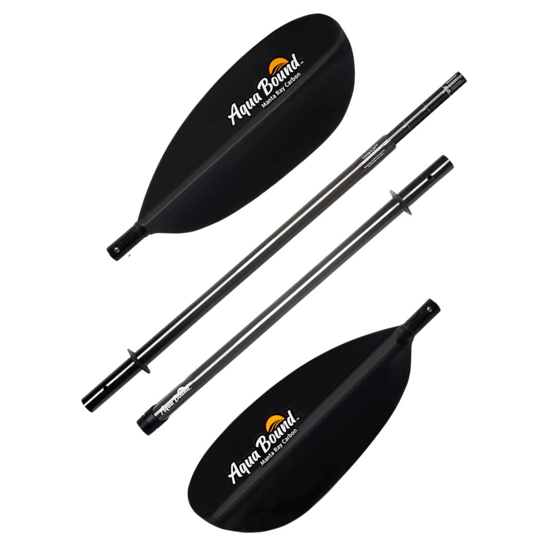 Image of Aqua Bound Manta Ray Carbon 4pc Versa-Lok Kayak Paddle