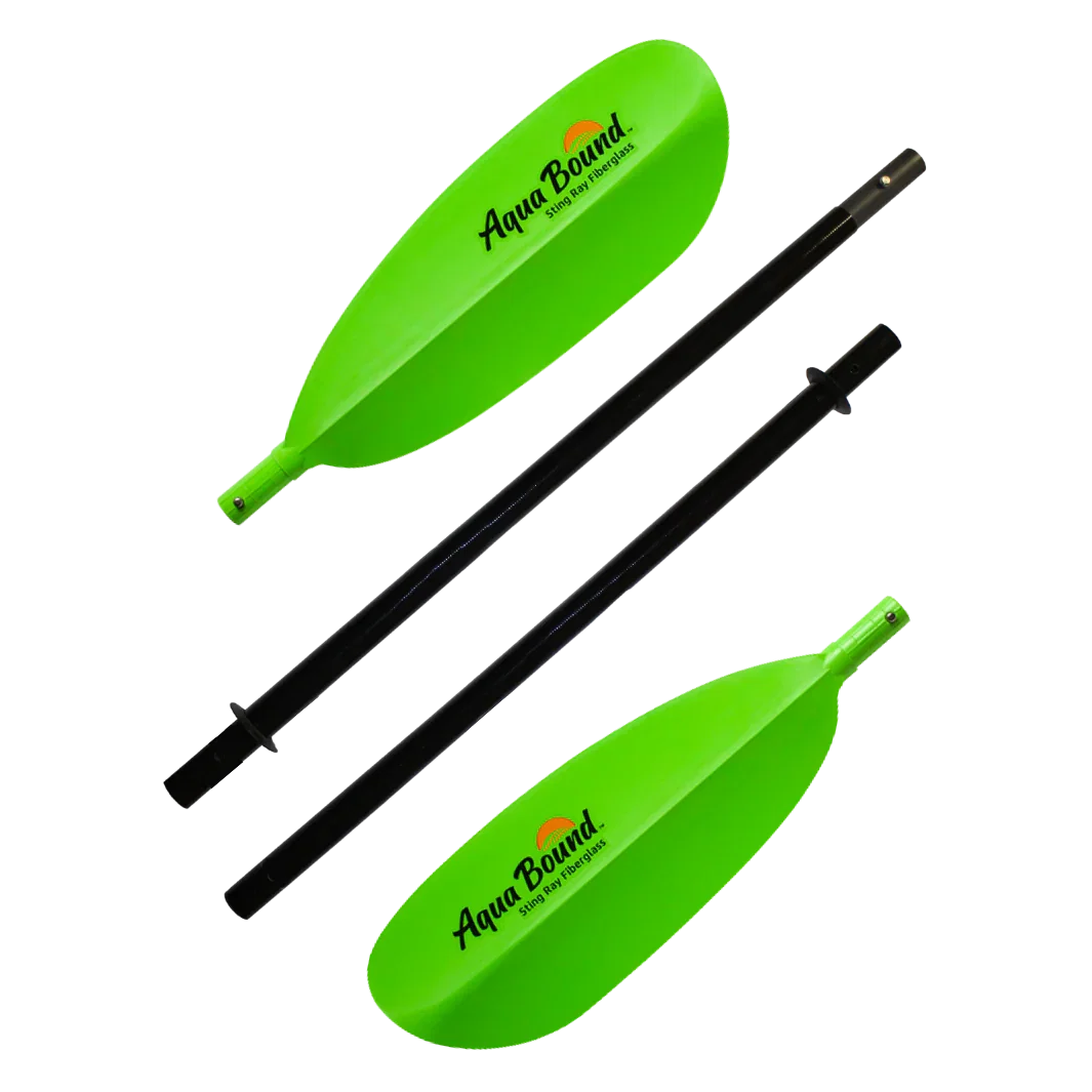 Image of Aquabound Sting Ray Fiberglass 4pc Snap Button Kayak Paddle