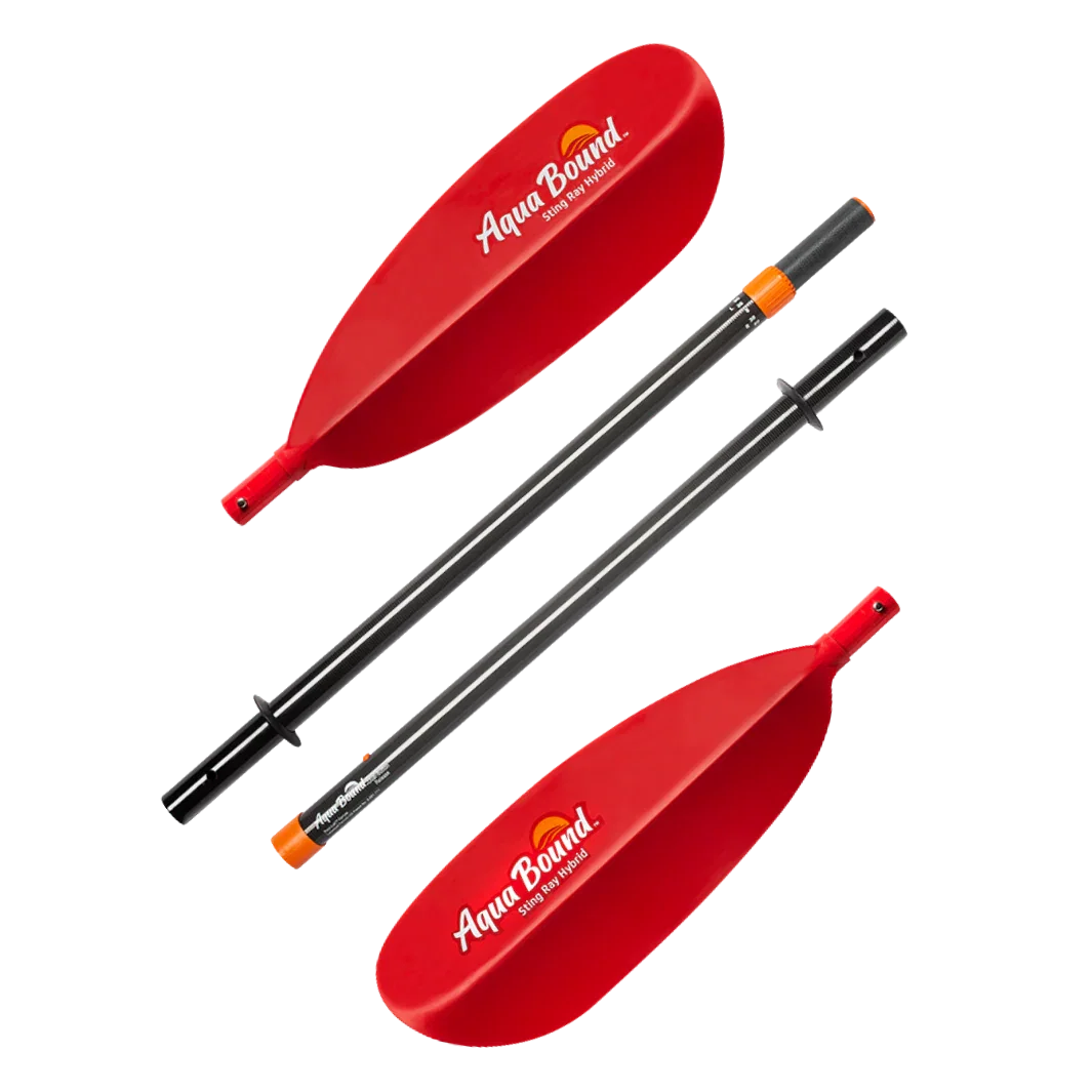 Image of Aquabound Sting Ray Hybrid 4pc Posi-Lok Kayak Paddle